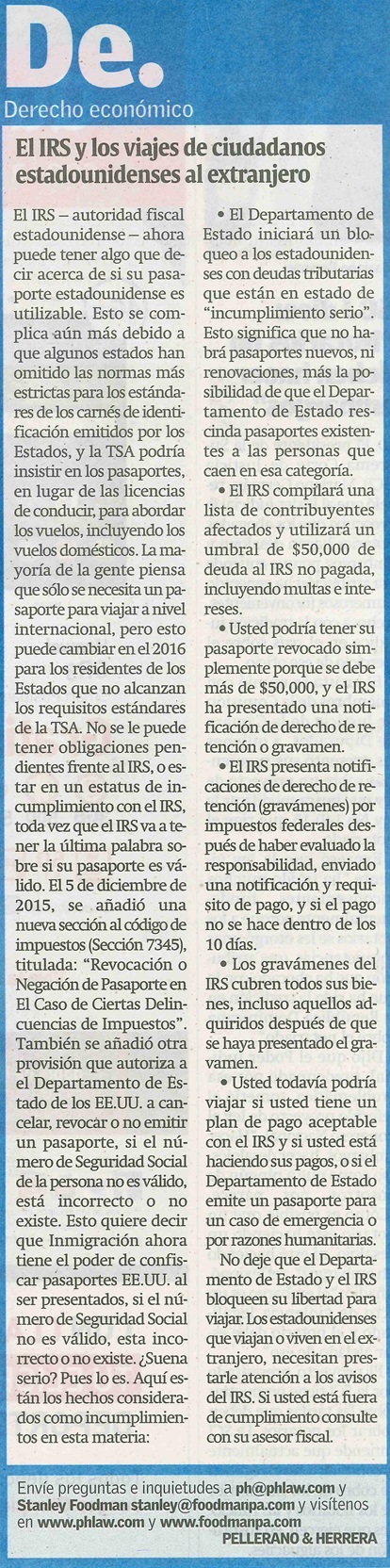 Diario Libre IRS