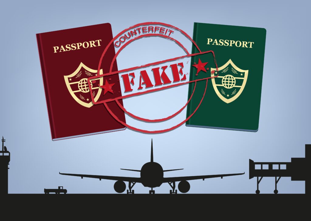 Fraud Counterfeit U.S. Passport Cards tarjetas de pasaporte EE.UU.