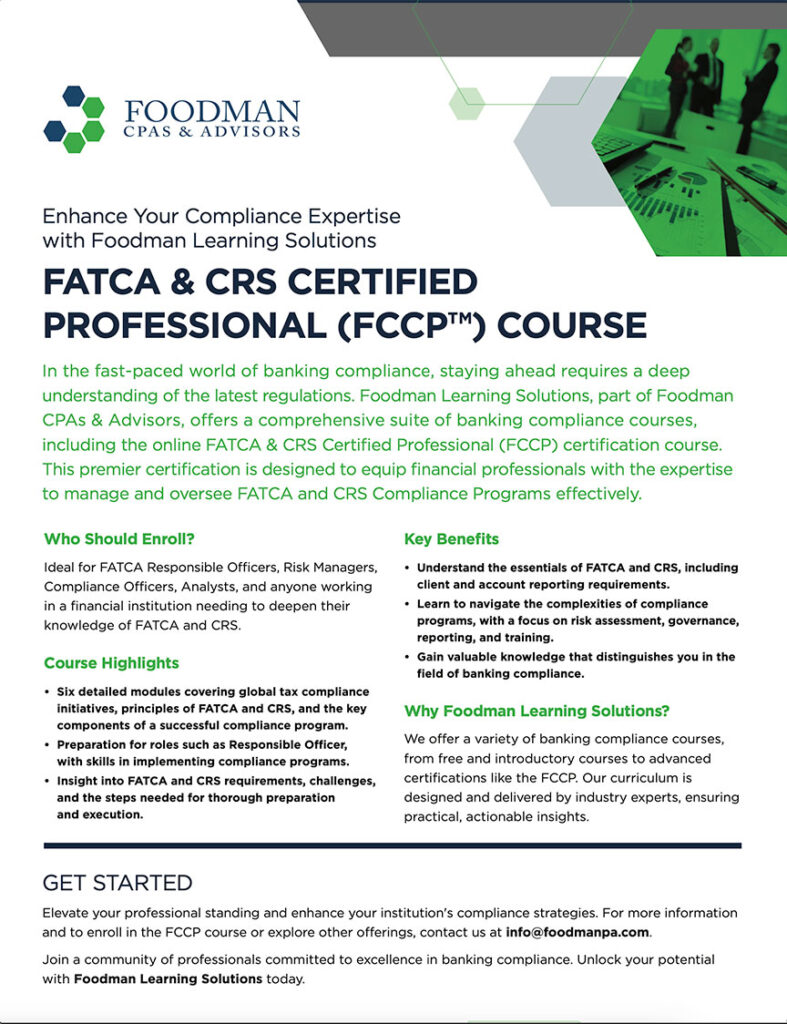 fatca course