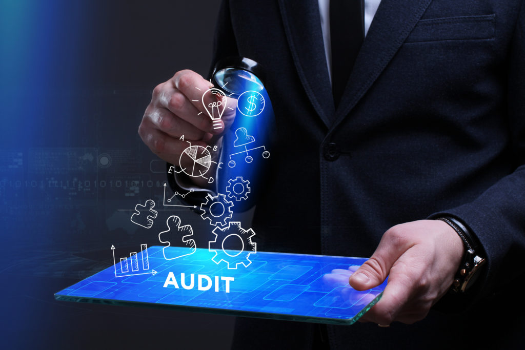 audit blue image